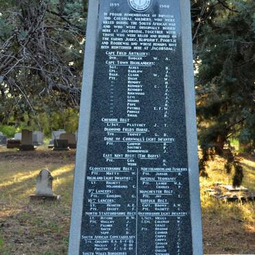 3. Remembrance of Imperial and Colonial soldiers originally buried at Jacobsdal