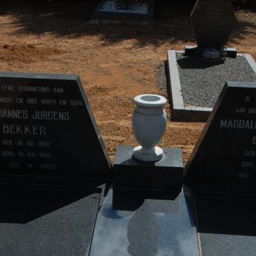 BEKKER Johannes Jurgens 1919-1985 &amp; Magdalena Catharina 191?-