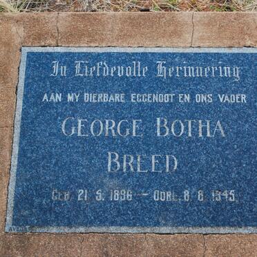BREED George Botha 1896-1945