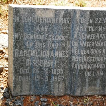 BISSCHOFF Barend Johannes 1895-1957