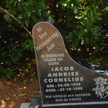 BADENHORST Jacob Andries Cornelius 1926-1998