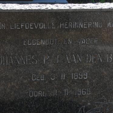 BERG Johannes P.J., van den 1899-1966