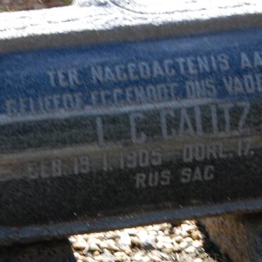 CALITZ I.C. 1905-1959