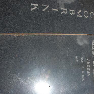 COMBRINK Magdalena Elizabeth Jacoba 1918-