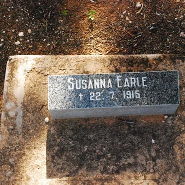 EARLE Susanna  -1915