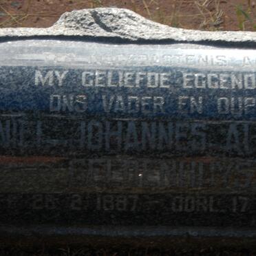 GELDENHUYS Daniel Johannes Albertus 1887-1960