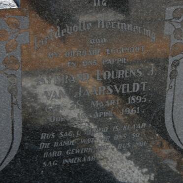 JAARSVELDT Sybrand Lourens J., van 1895-1961