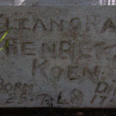 KOEN Eleanora Henrietta 1948-