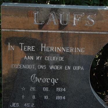 LAUFS George 1934-1994