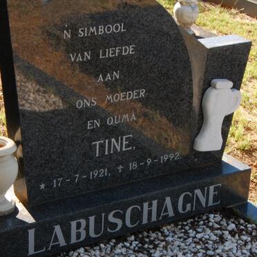 LABUSCHAGNE Tine 1921-1992