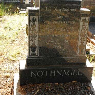 NOTHNAGEL Magdalena M. 1904-1967