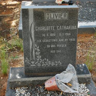 OLIVIER Charlotte Catharina 1920-1966