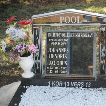POOL Johannes Hendrik Jacobus 1928-2007