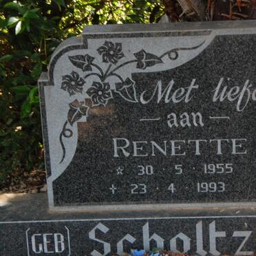 SCHOLTZ Renette 1955-1993