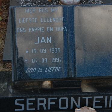 SERFONTEIN Jan 1935-1997