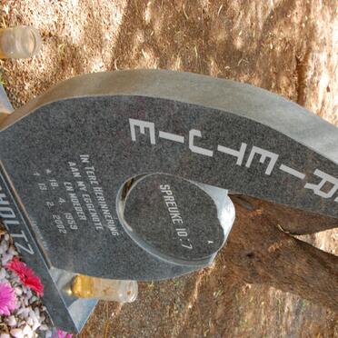 SCHOLTZ Marietjie 1959-2002