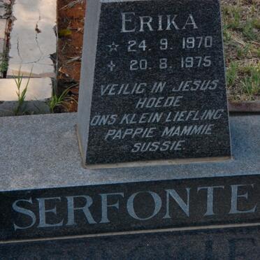 SERFONTEIN Erika 1970-1975