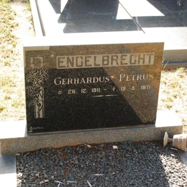 ENGELBRECHT Gerhardus Petrus 1911-1971