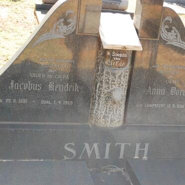 SMITH Jacobus Hendrik 1891-1969 &amp; Anna Dorothia LAMPRECHT 1896-1975