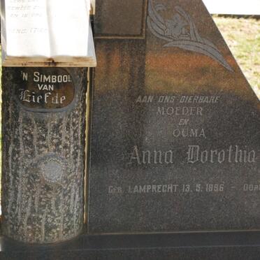 SMITH Anna Dorothia nee LAMPRECHT 1896-1975