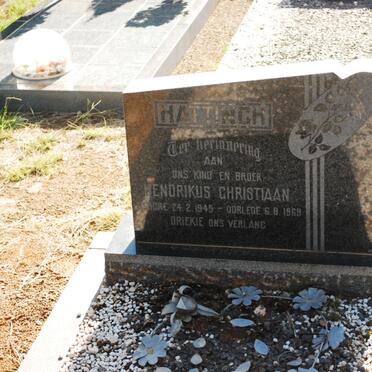 HATTINGH Hendrikus Christiaan 1945-1969