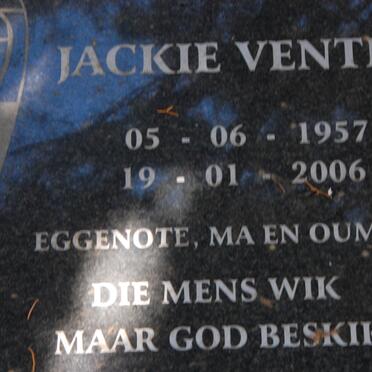 VENTER Jackie 1957-2006