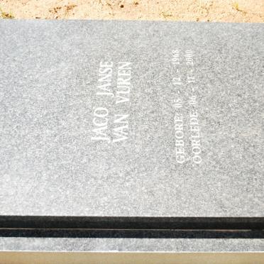 VUUREN Jaco, Janse van 1968-2000