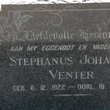 VENTER Stephanus Johannes 1922-1967
