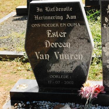 VUUREN Ester Doreen, van 1935-2002