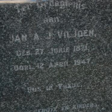 VILJOEN Jan A.J. 1871-1947