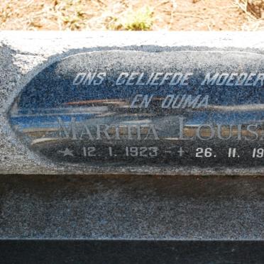 VILJOEN Martha Louisa 1923-1995