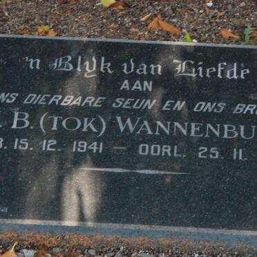 WANNENBURG J.B. 1941-1975