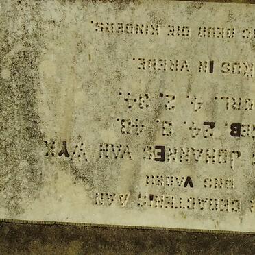 WYK Jacobus Johannes, van 1843-1934