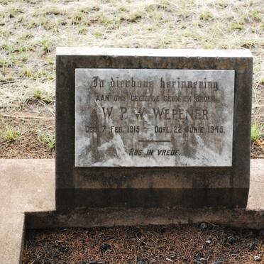 WEPENER W.P.W. 1915-1945