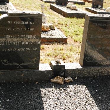 WANDRAG Johannes 1897-1958 &amp; Cornelia 1899-1974