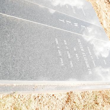 WET Pieter Wouter, de 1896-19?? &amp; Hester Elizabeth 1901-1993