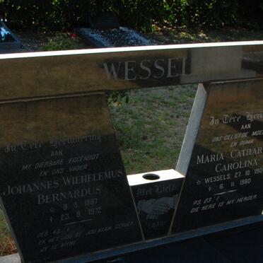 WESSELS Johannes Wilhelemus Bernardus 1897-1972 &amp; Maria Catharina Carolina WESSELS 1904-1980