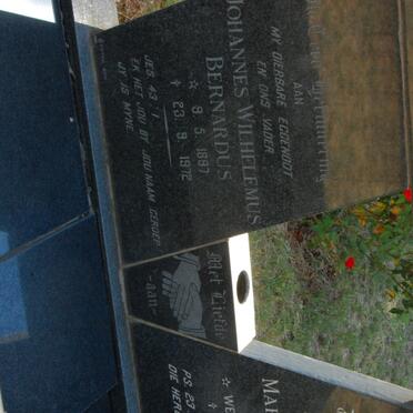 WESSELS Johannes Wilhelemus Bernardus 1897-1972