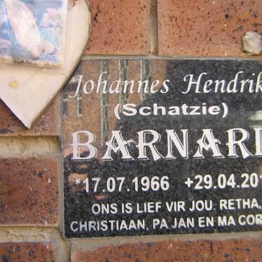 BARNARD Johannes Hendrik 1966-2014