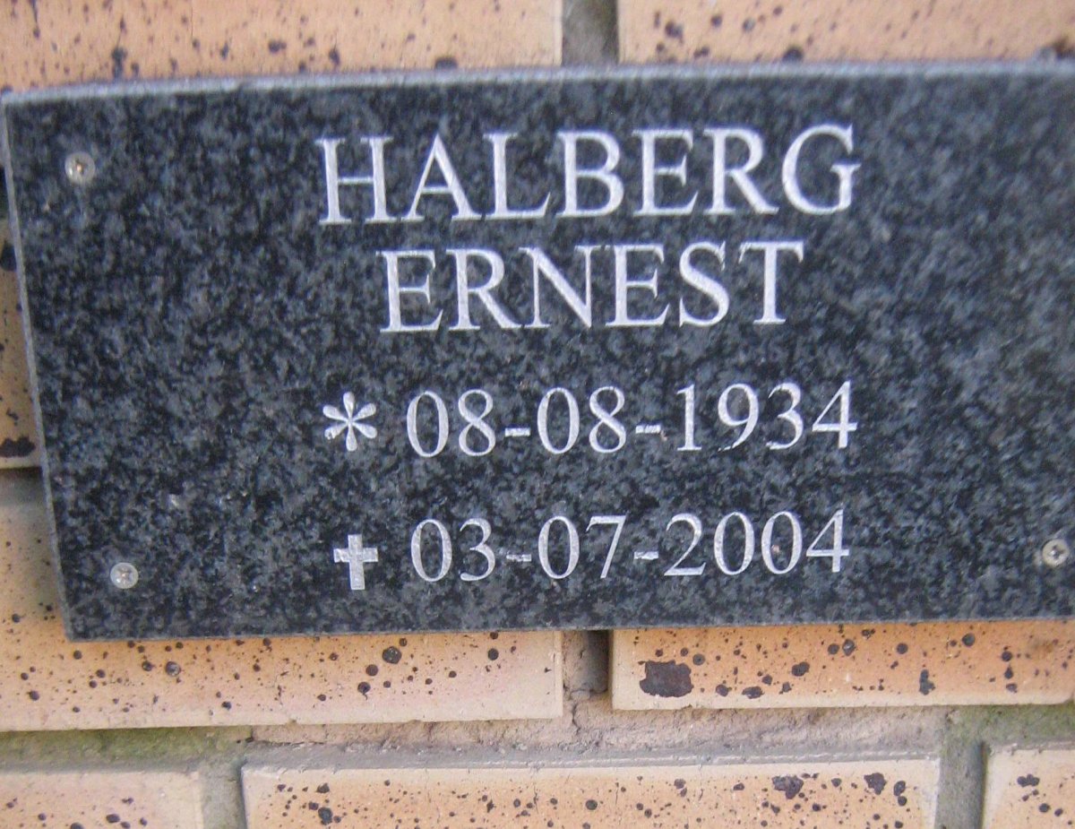 HALBERG Ernest 1934-2004