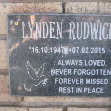 RUDWICK Lynden 1947-2015