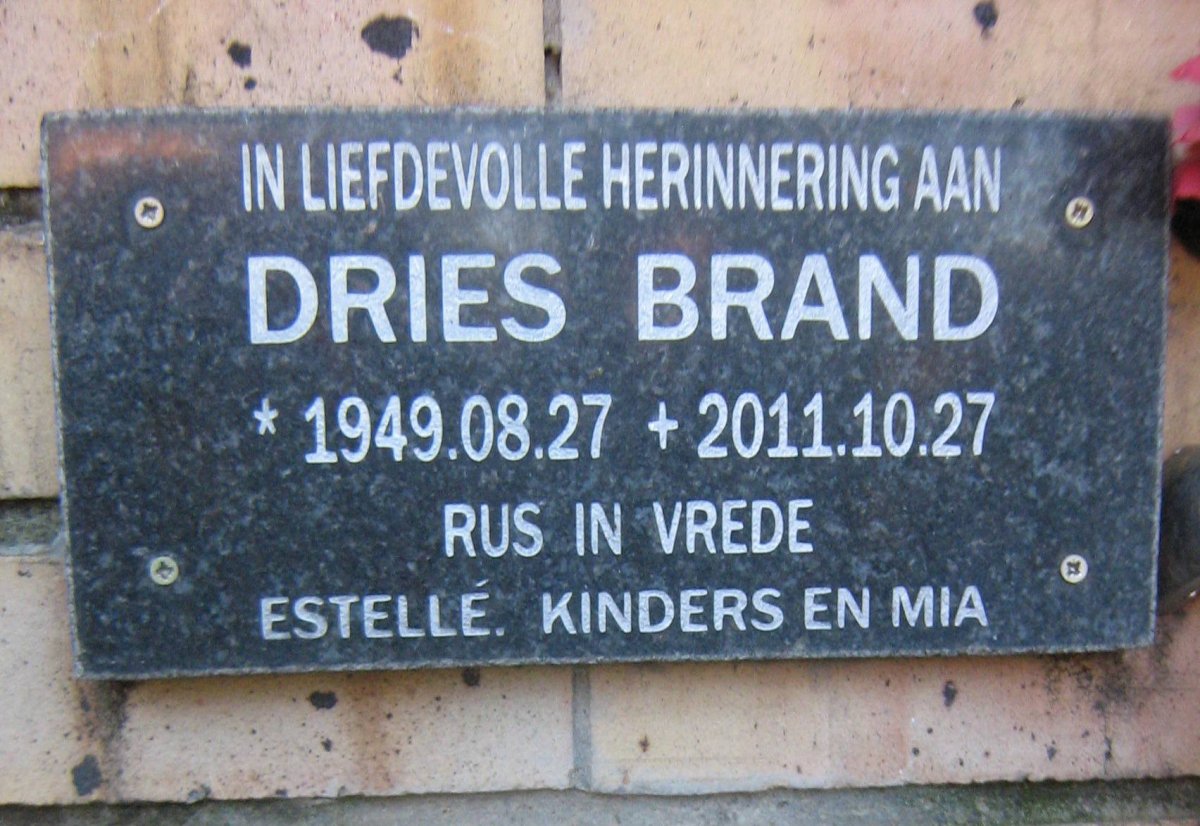 BRAND Dries 1949-2011