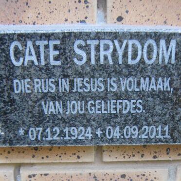 STRYDOM Cate 1924-2011