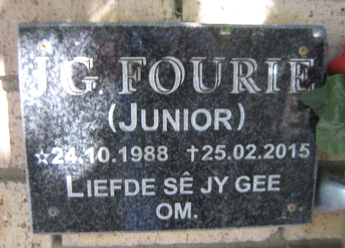 FOURIE J.G. 1988-2015