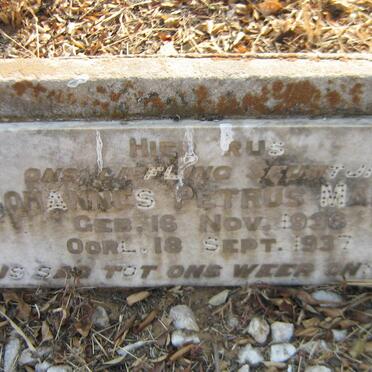 MAREE Johannes Petrus 1936-1937