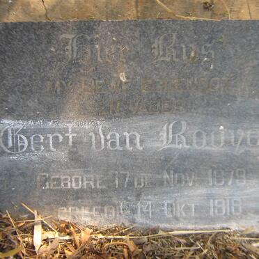 ROOYEN Gert, van 1879-1918