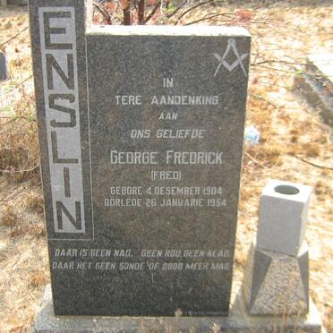 ENSLIN George Fredrick 1904-1954