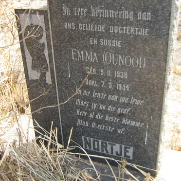 NORTJE Emma 1938-1954