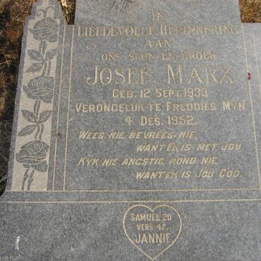 MARX Josef 1933-1952