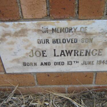 LAWRENCE Joe 1949-1949